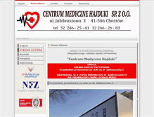 Tablet Screenshot of cmhajduki.pl